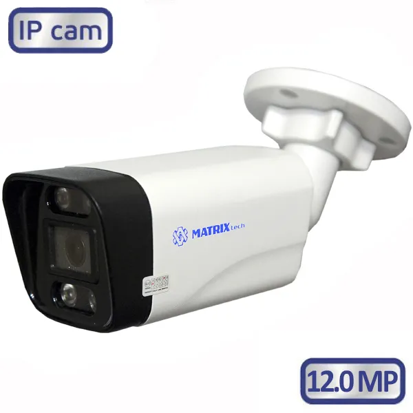 Видеокамера IP MATRIXtech MT-CM12.0IP20N PoE (2.8mm)