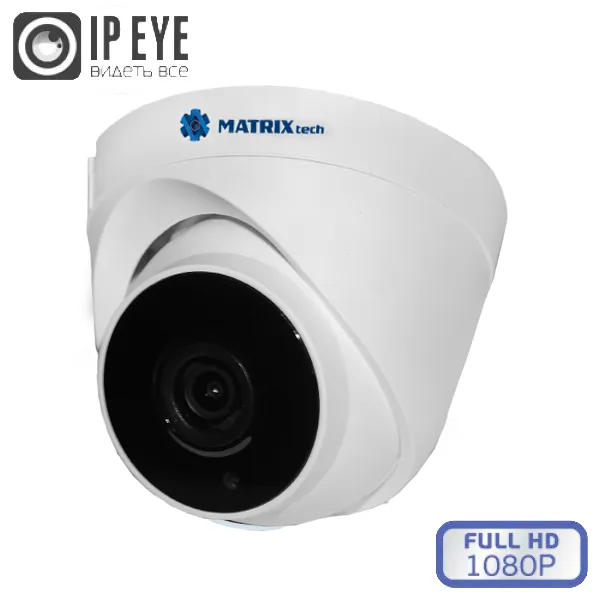 Видеокамера IP MATRIXtech MT-DP2.0IP20SG PoE audio (2,8mm)