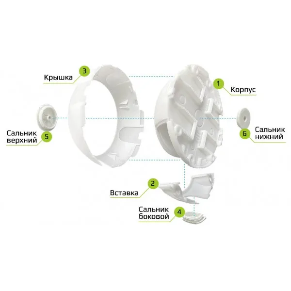 Монтажная коробка KadrON JB3-115W