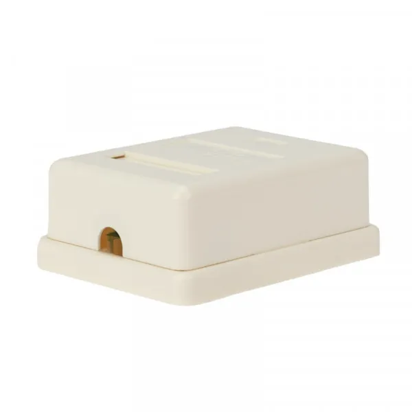 Розетка компьютерная внешняя 1-порт, UTP RJ-45 (8P8C), CAT 5e