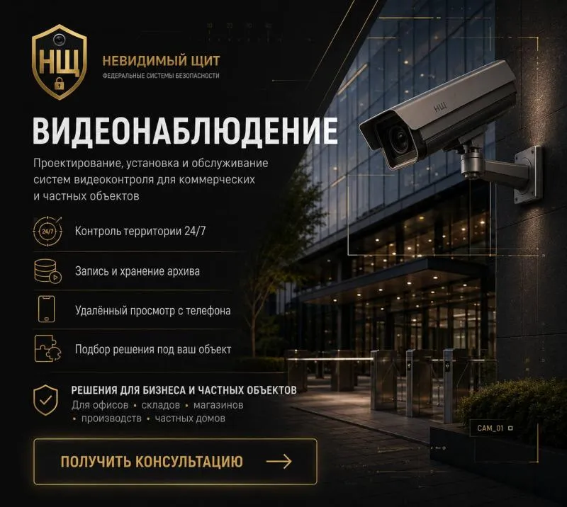 Установка видеонаблюдения в Екатеринбурге под ключ
