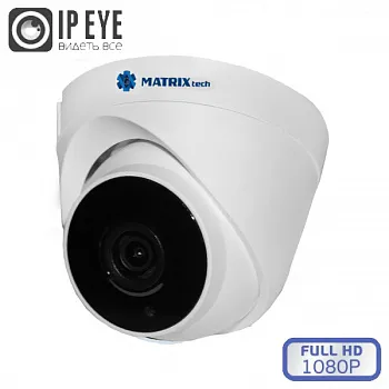 Видеокамера IP MATRIXtech MT-DP2.0IP20SG PoE audio (2,8mm)