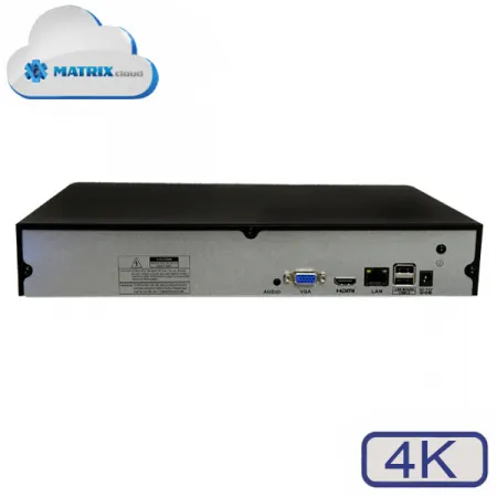Видеорегистратор IP MATRIXtech M-36IP4K-B H.265