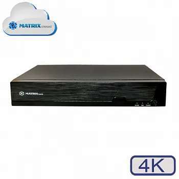 Видеорегистратор IP MATRIXtech M-16IP4K-B H.265
